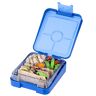 Navaris bentobox Lunchbox met 4 compartimenten Broodtrommel met variabele vakjes Voor lunch en tussendoortjes op werk Donkerblauw