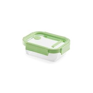 Lékué Glazen Opslagcontainer - 640ml - Groen Lékué Glazen Opslagcontainer - 640ml - Groen