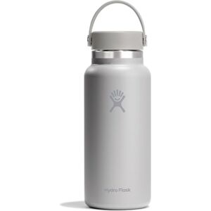 HYDRO FLASK - Wide Mouth Water Bottle 946 ml - Vacuum Insulated Stainless Steel Water Bottle - Birch HYDRO FLASK - Wide Mouth Water Bottle 946 ml - Vacuum Insulated Stainless Steel Water Bottle - Birch