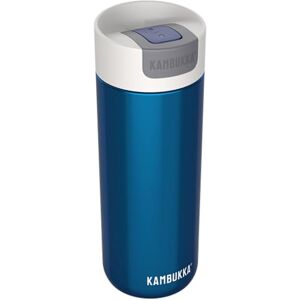 Kambukka geïsoleerde koffiebeker (500 ml) lekvrije thermosfles: Snapclean®-technologie Ideaal voor warme en koude dranken Antislipbodem Roestvrij staal "OLYMPUS Blue Moon"-model