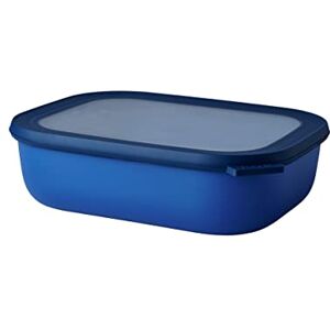 Mepal Cirqula Kom - Levendig blauw - Rechthoekige 2L kom Mepal Cirqula Kom - Levendig blauw - Rechthoekige 2L kom