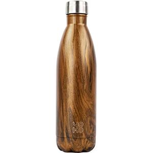 Yoko Design Houten 260ml Isolerende Fles - Fles Yoko Design Houten 260ml Isolerende Fles - Fles