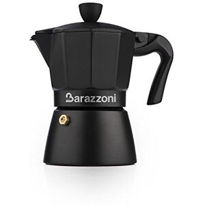 Barazzoni Deluxe Espresso Maker - 6 Koppen - Aluminium, Zwart Barazzoni Deluxe Espresso Maker - 6 Koppen - Aluminium, Zwart