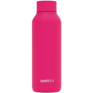 Quokka SOLID - Frambozenroze - 510 ML - RVS Fles Quokka SOLID - Frambozenroze - 510 ML - RVS Fles