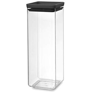 Brabantia Tasty+ Voorraadpot stapelbaar, Dark Grey, 2.5L Brabantia Tasty+ Voorraadpot stapelbaar, Dark Grey, 2.5L