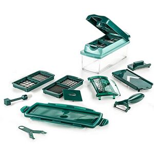 Genius Nicer Dicer Plus Fruit- en groentesnijder, 14 delen Genius Nicer Dicer Plus Fruit- en groentesnijder, 14 delen
