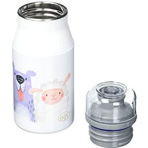 ALFI Kinderwaterfles ElementBottle 400 ml dieren wit, roestvrijstalen fles lekvrij, koolstofbestendig, 5357.201.040 BPA-vrij, fles voor kinderen, drinkfles voor kleuterschool, appelsap ALFI Kinderwaterfles ElementBottle 400 ml dieren wit, roestvrijstalen fles lekvrij, koolstofbestendig, 5357.201.040 BPA-vrij, fles voor kinderen, drinkfles voor kleuterschool, appelsap