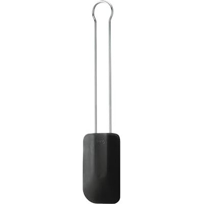 RÖSLE Spatel, als bak- en kookhulp, duurzame siliconen, zwart, 26 cm, 18/10 roestvrij staal, -30 °C tot +200 °C, vaatwasmachinebestendig RÖSLE Spatel, als bak- en kookhulp, duurzame siliconen, zwart, 26 cm, 18/10 roestvrij staal, -30 °C tot +200 °C, vaatwasmachinebestendig