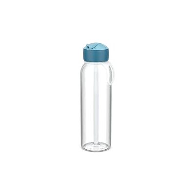 Mepal Campus Flip-up Waterfles, lekvrije waterfles voor school en onderweg, transparante drinkfles, vaatwasmachinebestendig en BPA-vrij, 500 ml, Cool blue Mepal Campus Flip-up Waterfles, lekvrije waterfles voor school en onderweg, transparante drinkfles, vaatwasmachinebestendig en BPA-vrij, 500 ml, Cool blue