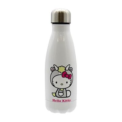 CYPBRANDS CyP Brands Hello Kitty, Sanrio, fles, waterfles, jerrycan, drinkfles, horoscoop, steenbok, 550 ml, wit, officieel product CYPBRANDS CyP Brands Hello Kitty, Sanrio, fles, waterfles, jerrycan, drinkfles, horoscoop, steenbok, 550 ml, wit, officieel product