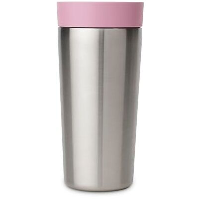 Brabantia – Make & Take Thermosbeker met slimme klikdeksel (Lilac Pink), RVS Beker houdt dranken 6 uur warm en 8 uur koud, lekvrije reismok,Isoleerbeker, 0,36 L Brabantia – Make & Take Thermosbeker met slimme klikdeksel (Lilac Pink), RVS Beker houdt dranken 6 uur warm en 8 uur koud, lekvrije reismok,Isoleerbeker, 0,36 L