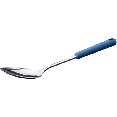 FACKELMANN Serveerlepel Essential van roestvrij staal met donkerblauw handvat – ideaal voor portioneren en serveren, vaatwasmachinebestendig FACKELMANN Serveerlepel Essential van roestvrij staal met donkerblauw handvat – ideaal voor portioneren en serveren, vaatwasmachinebestendig