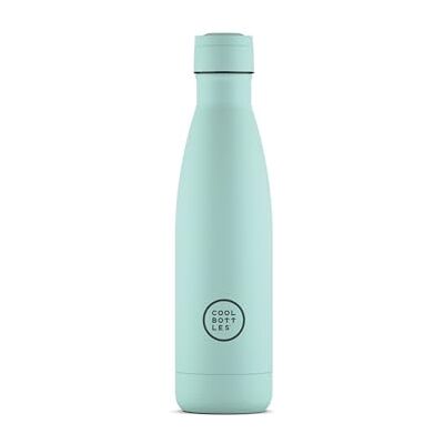 Cool Bottles Stainless Steel Water Bottle 500 ml Pastel Sky 26,5 x 7 cm Luchtdichte thermosfles Koude dranken 36 uur en warme dranken 18 uur Triple-Cool Technologie BPA Vrij Cool Bottles Stainless Steel Water Bottle 500 ml Pastel Sky 26,5 x 7 cm Luchtdichte thermosfles Koude dranken 36 uur en warme dranken 18 uur Triple-Cool Technologie BPA Vrij