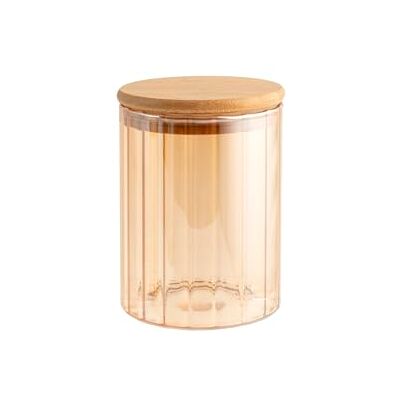H&H Barattolo In Vetro Borosilicato Ambra Cc650 H&H Barattolo In Vetro Borosilicato Ambra Cc650