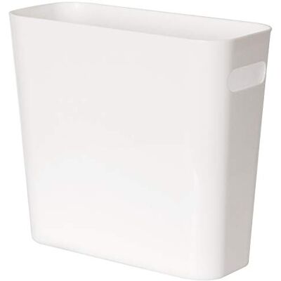 Youngever 5.5L Plastic Prullenbak, Kleine Vuilnisbak, Afvalbak, Slim Met Handgrepen (White) Youngever 5.5L Plastic Prullenbak, Kleine Vuilnisbak, Afvalbak, Slim Met Handgrepen (White)