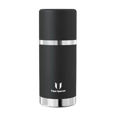 Super Sparrow Thermosfles 500ml/750ml/1L RVS Waterfles BPA-vrij Lekvrije Thermoskan, lektovrije deksel dient ook als beker voor sport en outdoor Super Sparrow Thermosfles 500ml/750ml/1L RVS Waterfles BPA-vrij Lekvrije Thermoskan, lektovrije deksel dient ook als beker voor sport en outdoor