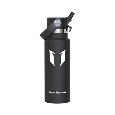 Super Sparrow Sparrow RVS Waterfles 500ml/750ml/1L/1.2L FlipFlow Thermo Drinkfles Rietje Sportwaterfles, Metaal Fles, Lekvrij, Vaatwasmachinebestendig, BPA-vrij, Koud, Warm, Sport, School, Fitness, Reizen Super Sparrow Sparrow RVS Waterfles 500ml/750ml/1L/1.2L FlipFlow Thermo Drinkfles Rietje Sportwaterfles, Metaal Fles, Lekvrij, Vaatwasmachinebestendig, BPA-vrij, Koud, Warm, Sport, School, Fitness, Reizen