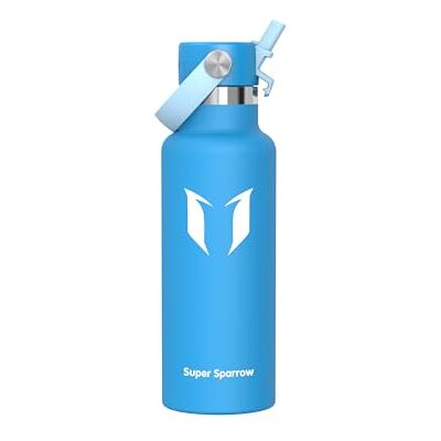 Super Sparrow Sparrow RVS Waterfles 500ml/750ml/1L/1.2L FlipFlow Thermo Drinkfles Rietje Sportwaterfles, Metaal Fles, Lekvrij, Vaatwasmachinebestendig, BPA-vrij, Koud, Warm, Sport, School, Fitness, Reizen Super Sparrow Sparrow RVS Waterfles 500ml/750ml/1L/1.2L FlipFlow Thermo Drinkfles Rietje Sportwaterfles, Metaal Fles, Lekvrij, Vaatwasmachinebestendig, BPA-vrij, Koud, Warm, Sport, School, Fitness, Reizen