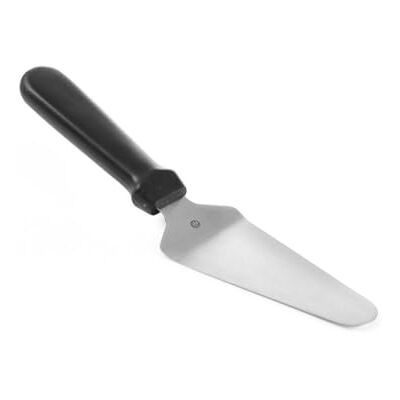 HENDI Taartschep, voor taart en gebak, ergonomische handgreep, met scherpe snijranden, taartmes, taartsnijder, lengte lemmet: 172mm, 270x54x(H)20mm, roestvast staal, polypropyleen, zwart HENDI Taartschep, voor taart en gebak, ergonomische handgreep, met scherpe snijranden, taartmes, taartsnijder, lengte lemmet: 172mm, 270x54x(H)20mm, roestvast staal, polypropyleen, zwart