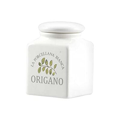 LA PORCELLANA BIANCA Porcellana Conserva Porselein Overdekte Oregano Container 6 Oz in Geschenkdoos, Nylon/A LA PORCELLANA BIANCA Porcellana Conserva Porselein Overdekte Oregano Container 6 Oz in Geschenkdoos, Nylon/A