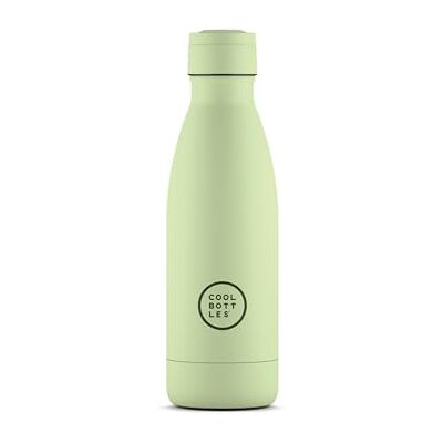 Cool Bottles Stainless Steel Water Bottle 350 ml Pastel Green 23,5 x 7 cm Luchtdichte Thermosfles Koude Dranken 36 H en Warme Dranken 18 H Triple-Cool Technologie BPA Vrij Cool Bottles Stainless Steel Water Bottle 350 ml Pastel Green 23,5 x 7 cm Luchtdichte Thermosfles Koude Dranken 36 H en Warme Dranken 18 H Triple-Cool Technologie BPA Vrij
