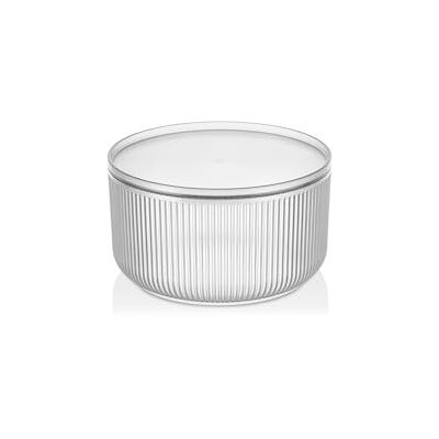 H&H Contenitore Prisma Rigato In Polistirene Lt 2,3 H&H Contenitore Prisma Rigato In Polistirene Lt 2,3