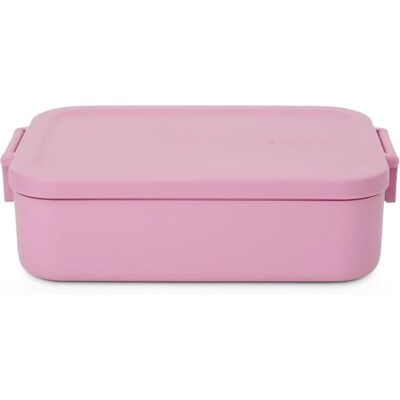 Brabantia Boîte à lunch Make & Take, taille moyenne, plastique, Lilac Pink Brabantia Boîte à lunch Make & Take, taille moyenne, plastique, Lilac Pink