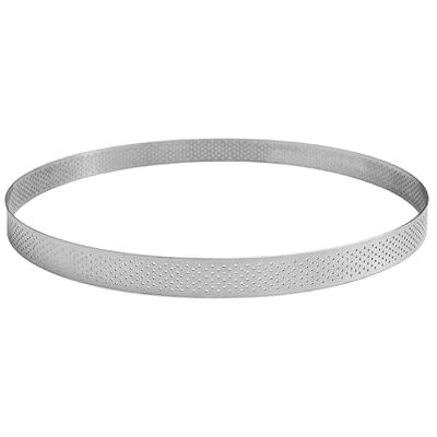 Gobel Gietijzeren Perforatie Taartring - 180mm - H20mm - Professionele Kwaliteit Gobel Gietijzeren Perforatie Taartring - 180mm - H20mm - Professionele Kwaliteit