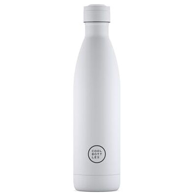 Cool Bottles Stainless Steel Water Bottle 750 ml Mono White 30,5 x 7 cm Luchtdichte Thermosfles Koude dranken 36 uur en Warme dranken 18 uur Triple-Cool Technologie BPA Vrij Cool Bottles Stainless Steel Water Bottle 750 ml Mono White 30,5 x 7 cm Luchtdichte Thermosfles Koude dranken 36 uur en Warme dranken 18 uur Triple-Cool Technologie BPA Vrij