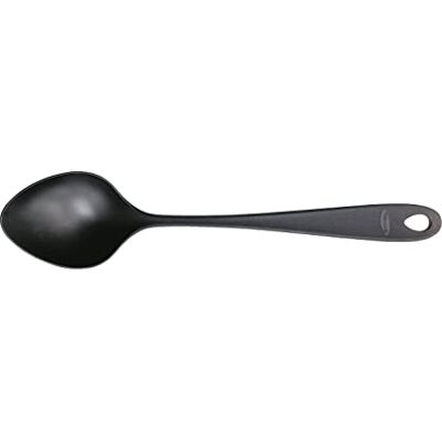 Fiskars lepel met spitse vorm, Essential, kunststof, lengte: 29,5 cm, zwart, 1079057 Fiskars lepel met spitse vorm, Essential, kunststof, lengte: 29,5 cm, zwart, 1079057