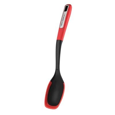 Florina Serveerlepel van Siliconen (34 cm) Opscheplepel MARS met Antislip Soft-Touch Handvat Sauslepel met Ophangoog Hittebestendige Keukenhulp Vaatwasmachinebestendig Kleur: Rood/Zwart Florina Serveerlepel van Siliconen (34 cm) Opscheplepel MARS met Antislip Soft-Touch Handvat Sauslepel met Ophangoog Hittebestendige Keukenhulp Vaatwasmachinebestendig Kleur: Rood/Zwart