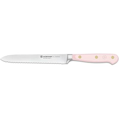 Roze Broodmes met Golven 14Cm - Keukengerei Roze Broodmes met Golven 14Cm - Keukengerei