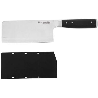 KitchenAid KitchenCraft keukenmes, vlees- en groentenhakmes, Japans staal, 15 cm (6 "), zwart, inclusief meshoes KitchenAid KitchenCraft keukenmes, vlees- en groentenhakmes, Japans staal, 15 cm (6 "), zwart, inclusief meshoes