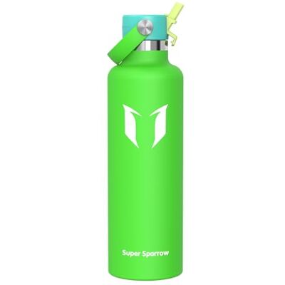 Super Sparrow Sparrow RVS Waterfles 500ml/750ml/1L/1.2L FlipFlow Thermo Drinkfles Rietje Sportwaterfles, Metaal Fles, Lekvrij, Vaatwasmachinebestendig, BPA-vrij, Koud, Warm, Sport, School, Fitness, Reizen Super Sparrow Sparrow RVS Waterfles 500ml/750ml/1L/1.2L FlipFlow Thermo Drinkfles Rietje Sportwaterfles, Metaal Fles, Lekvrij, Vaatwasmachinebestendig, BPA-vrij, Koud, Warm, Sport, School, Fitness, Reizen