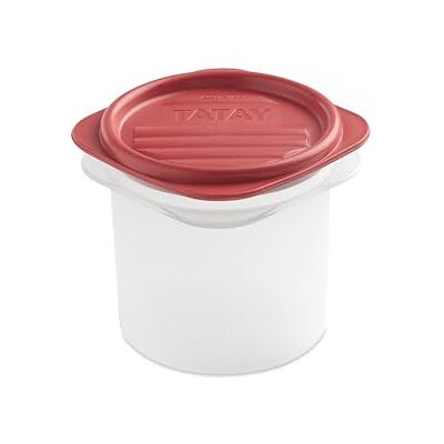 Tatay Luchtdicht Vershoudbakje 0,6l Top Flex met Drukdeksel en 12x12x7,5 cm BPA-Vrij Kunststof Deksel met Druksluiting Duurzaam Ontwerp Solide Bouw Handige Details, Blauw Tatay Luchtdicht Vershoudbakje 0,6l Top Flex met Drukdeksel en 12x12x7,5 cm BPA-Vrij Kunststof Deksel met Druksluiting Duurzaam Ontwerp Solide Bouw Handige Details, Blauw