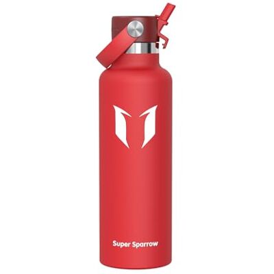 Super Sparrow Sparrow RVS Waterfles 500ml/750ml/1L/1.2L FlipFlow Thermo Drinkfles Rietje Sportwaterfles, Metaal Fles, Lekvrij, Vaatwasmachinebestendig, BPA-vrij, Koud, Warm, Sport, School, Fitness, Reizen Super Sparrow Sparrow RVS Waterfles 500ml/750ml/1L/1.2L FlipFlow Thermo Drinkfles Rietje Sportwaterfles, Metaal Fles, Lekvrij, Vaatwasmachinebestendig, BPA-vrij, Koud, Warm, Sport, School, Fitness, Reizen