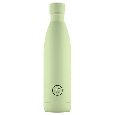 Cool Bottles Stainless Steel Water Bottle 750 ml Pastel Green 30,5 x 7 cm Luchtdichte thermosfles Koude dranken 36 H en Warme dranken 18 H Triple-Cool Technologie BPA Free Cool Bottles Stainless Steel Water Bottle 750 ml Pastel Green 30,5 x 7 cm Luchtdichte thermosfles Koude dranken 36 H en Warme dranken 18 H Triple-Cool Technologie BPA Free