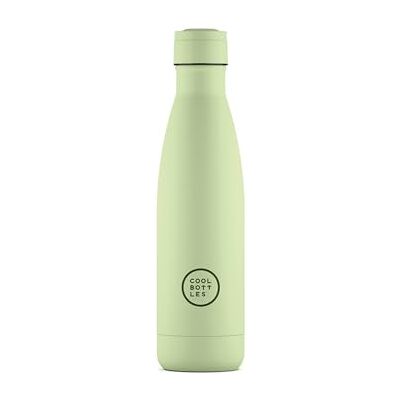 Cool Bottles Stainless Steel Water Bottle 500 ml Pastel Green 26,5 x 7 cm Luchtdichte thermosfles Koude dranken 36 H en Warme dranken 18 H Triple-Cool Technologie BPA Vrij Cool Bottles Stainless Steel Water Bottle 500 ml Pastel Green 26,5 x 7 cm Luchtdichte thermosfles Koude dranken 36 H en Warme dranken 18 H Triple-Cool Technologie BPA Vrij