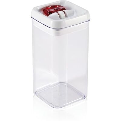 Leifheit Fresh and Easy Opslagcontainer - Lucht- en waterdicht, Vierkant, 1.2L Leifheit Fresh and Easy Opslagcontainer - Lucht- en waterdicht, Vierkant, 1.2L