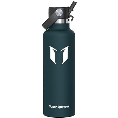 Super Sparrow Sparrow RVS Waterfles 500ml/750ml/1L/1.2L FlipFlow Thermo Drinkfles Rietje Sportwaterfles, Metaal Fles, Lekvrij, Vaatwasmachinebestendig, BPA-vrij, Koud, Warm, Sport, School, Fitness, Reizen Super Sparrow Sparrow RVS Waterfles 500ml/750ml/1L/1.2L FlipFlow Thermo Drinkfles Rietje Sportwaterfles, Metaal Fles, Lekvrij, Vaatwasmachinebestendig, BPA-vrij, Koud, Warm, Sport, School, Fitness, Reizen