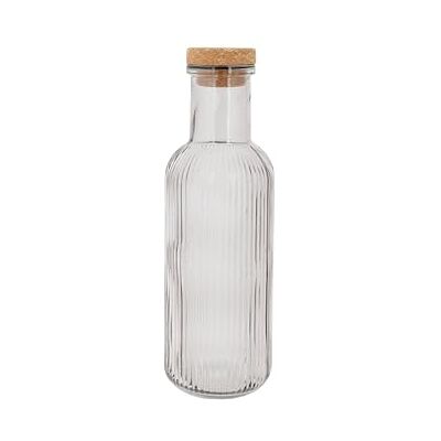 Cosy & Trendy Glazen fles Raya, grijs, 1 l Cosy & Trendy Glazen fles Raya, grijs, 1 l