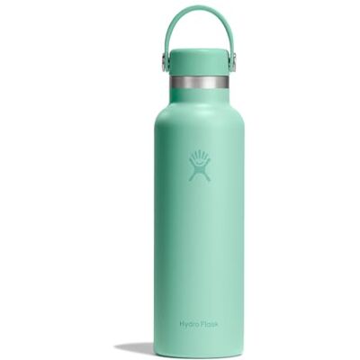 Hydro Flask – Standard Flex Cap 621 ml (21 oz) Bottle – Roestvrij Staal, Lekdicht, Bekerhouder Compatibel – Geïsoleerd 24 Uur Koud & 12 Uur Warm – Mermaid Green Hydro Flask – Standard Flex Cap 621 ml (21 oz) Bottle – Roestvrij Staal, Lekdicht, Bekerhouder Compatibel – Geïsoleerd 24 Uur Koud & 12 Uur Warm – Mermaid Green