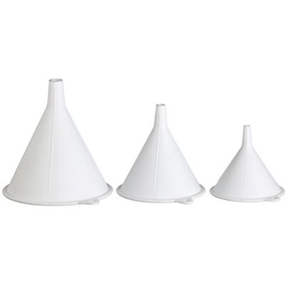 KitchenCraft Kitchen Craft Trechter, geschikt voor levensmiddelen, set van 3 KitchenCraft Kitchen Craft Trechter, geschikt voor levensmiddelen, set van 3