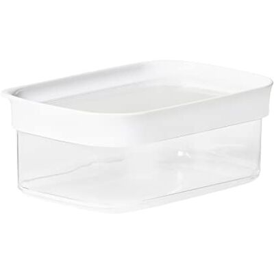 Emsa n11416 Optima Droogvoorraaddoos, 0,45 liter, rechthoekig, hygiënisch Veilig en ruimtebesparend, frisse afdichting, transparant design Emsa n11416 Optima Droogvoorraaddoos, 0,45 liter, rechthoekig, hygiënisch Veilig en ruimtebesparend, frisse afdichting, transparant design