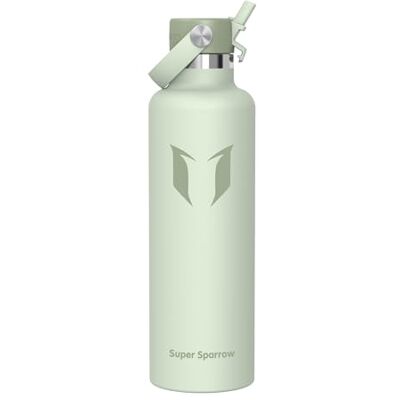 Super Sparrow Sparrow RVS Waterfles 500ml/750ml/1L/1.2L FlipFlow Thermo Drinkfles Rietje Sportwaterfles, Metaal Fles, Lekvrij, Vaatwasmachinebestendig, BPA-vrij, Koud, Warm, Sport, School, Fitness, Reizen Super Sparrow Sparrow RVS Waterfles 500ml/750ml/1L/1.2L FlipFlow Thermo Drinkfles Rietje Sportwaterfles, Metaal Fles, Lekvrij, Vaatwasmachinebestendig, BPA-vrij, Koud, Warm, Sport, School, Fitness, Reizen