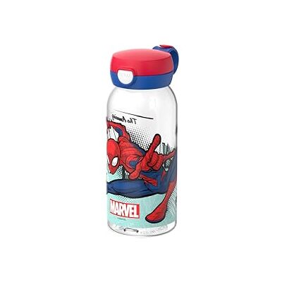 Mepal , Drinkfles Met Flipdop Campus, Flipdop Opent Met Één Druk Op De Knop, Voor Koolzuurhoudende Dranken, Waterfles, Lekdicht En Vaatwasmachinebestendig, 600 Ml, Spiderman Mepal , Drinkfles Met Flipdop Campus, Flipdop Opent Met Één Druk Op De Knop, Voor Koolzuurhoudende Dranken, Waterfles, Lekdicht En Vaatwasmachinebestendig, 600 Ml, Spiderman
