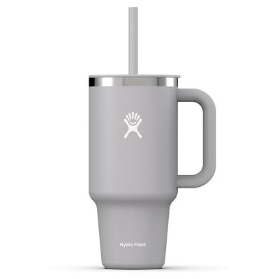 Hydro Flask Travel Tumbler 946 ml (32 oz) met afsluitbaar ingedrukt rietdeksel Roestvrij staal Dubbelwandig vacuüm geïsoleerd Spatwaterdicht deksel BPA-vrij Birch Hydro Flask Travel Tumbler 946 ml (32 oz) met afsluitbaar ingedrukt rietdeksel Roestvrij staal Dubbelwandig vacuüm geïsoleerd Spatwaterdicht deksel BPA-vrij Birch