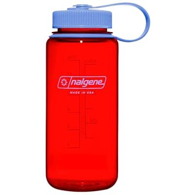 Nalgene Waterfles Lichtgewicht Sustain Tritan BPA-vrije onbreekbare fles voor backpacken, wandelen, sportschool, 16 oz, brede mond, marmelade oranje Nalgene Waterfles Lichtgewicht Sustain Tritan BPA-vrije onbreekbare fles voor backpacken, wandelen, sportschool, 16 oz, brede mond, marmelade oranje