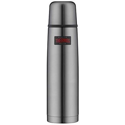 Thermos Light & Compact fles, Roestvrij Staal, 1 L, Vaatwasserbestendig, 24 uur Warm, 24 uur Koud, Grijs Thermos Light & Compact fles, Roestvrij Staal, 1 L, Vaatwasserbestendig, 24 uur Warm, 24 uur Koud, Grijs