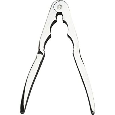Amig Schelpenkraker met hendel Model 3 Perfect voor het openen van noten, poten, schelpen of schelpdieren met scharen Zamak-opener met 2 gekartelde gaten Veilige grip Amig Schelpenkraker met hendel Model 3 Perfect voor het openen van noten, poten, schelpen of schelpdieren met scharen Zamak-opener met 2 gekartelde gaten Veilige grip
